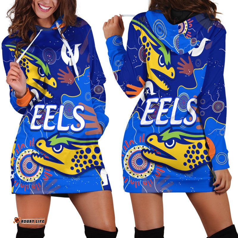 Parramatta Eels NAIDOC Week Hoodie Dress Torres Strait Eels Aboriginal