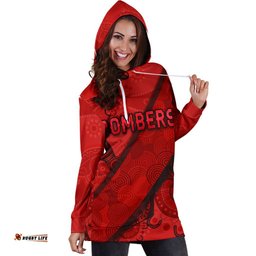 Essendon Hoodie Dress Indigenous Bombers Red