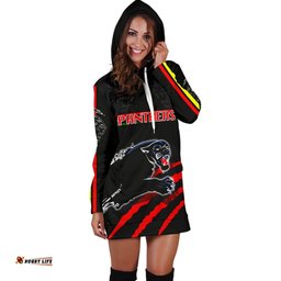 Panthers Women's Hoodie Dress Claws