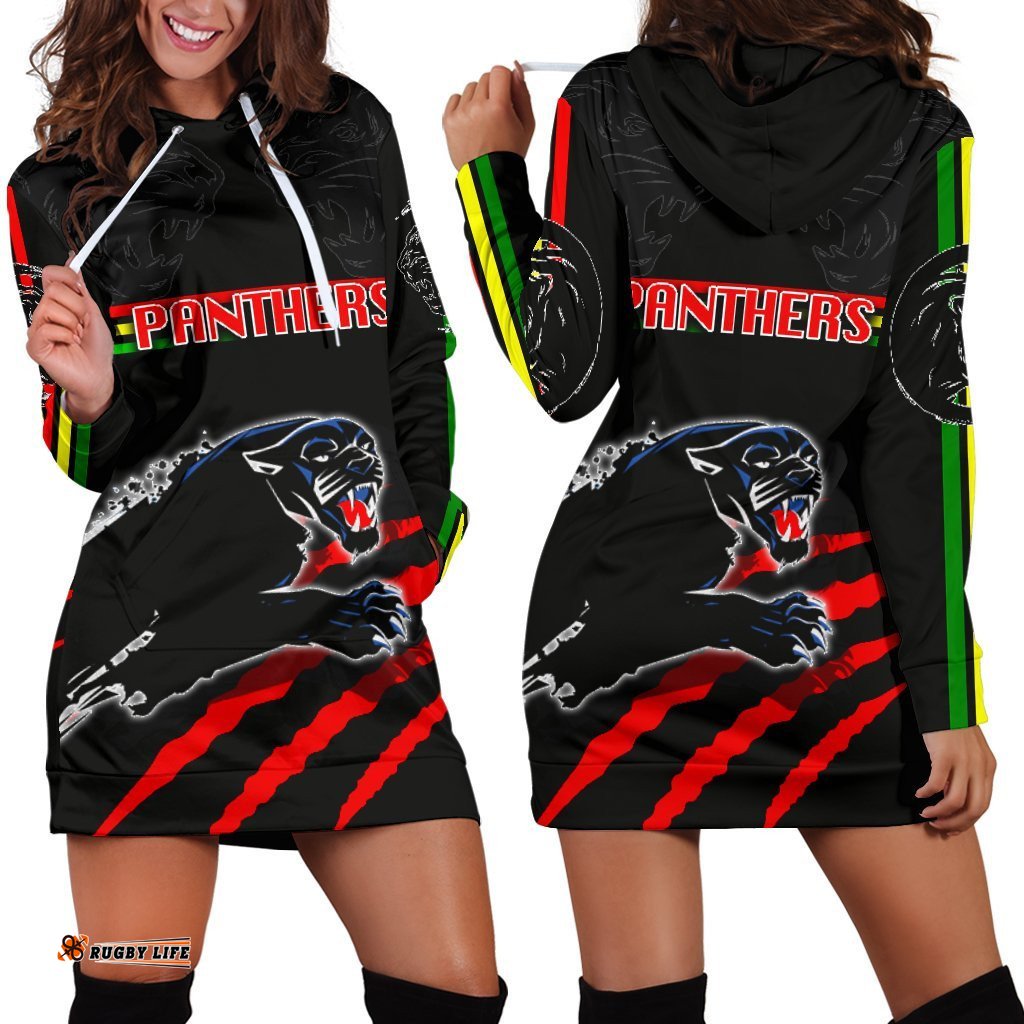 Panthers Women's Hoodie Dress Claws