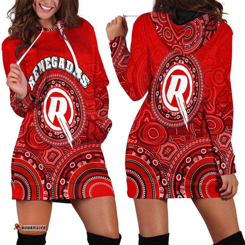 Melbourne Renegades Indigenous Aboriginal Arts Hoodie Dress