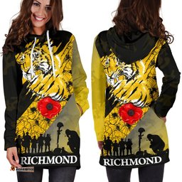 Richmond Tigers Women's Hoodie Dress Lest We Forget