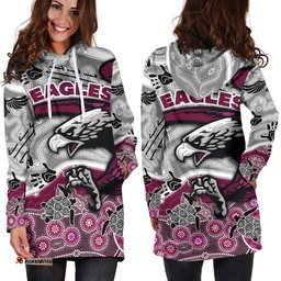 Sea Eagles Women's Hoodie Dress Aboriginal style