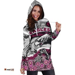 Sea Eagles Women's Hoodie Dress Aboriginal style