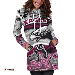 Sea Eagles Women's Hoodie Dress Aboriginal style