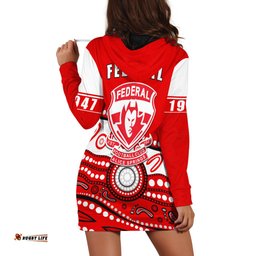 Federal Football Club Hoodie Dress Indigenous