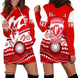Federal Football Club Hoodie Dress Indigenous