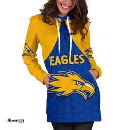 Eagles Hoodie Dress West Coast For Women Royal Blue