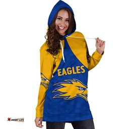 Eagles Hoodie Dress West Coast For Women Royal Blue