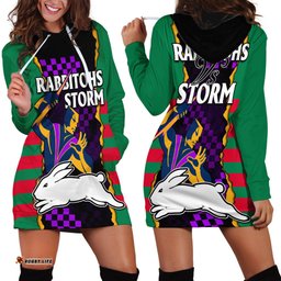 NRL Combine Rabbitohs and Storm Hoodie Dress 07