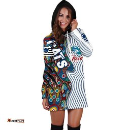 Geelong Naidoc Week Women's Hoodie Dress Cats Indigenous Version Special