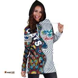 Geelong Naidoc Week Women's Hoodie Dress Cats Indigenous Version Special