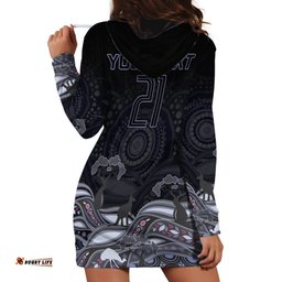 Custom Cowboys Rugby Hoodie Dress The Starry Night Indigenous