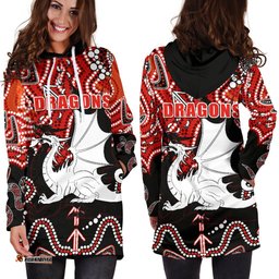 Dragons Women Hoodie Dress St. George Indigenous Limited
