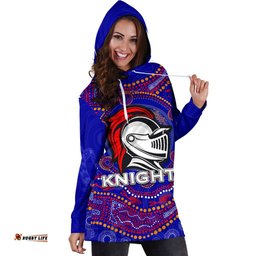 Knights Women Hoodie Dress Aboriginal