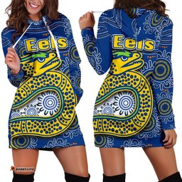 Parramatta Eels Women's Hoodie Dress Indigenous 03