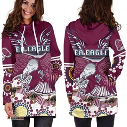 Sea Eagles Women Hoodie Dress Special Indigenous