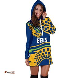 Parramatta Hoodie Dress Eel