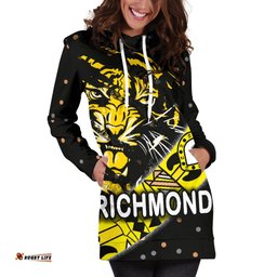 Richmond Hoodie Dress Tigers Dotted