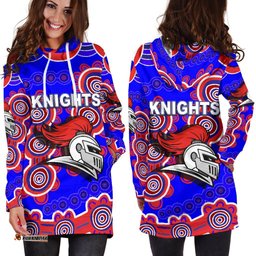 Newcastle Knights Women's Hoodie Dress Indigenous