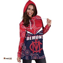 Demons Indigenous Hoodie Dress Melbourne Fancy