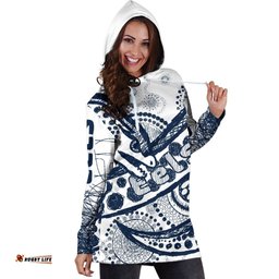Eels Rugby Women's Hoodie Dress Line Art Special Version 05