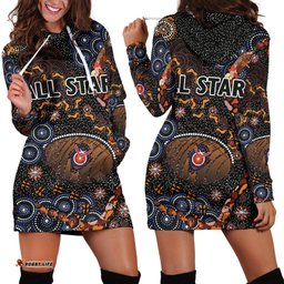 Indigenous Women Hoodie Dress All Stars