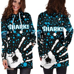 Sharks Indigenous Women's Hoodie Dress Minimalism Version