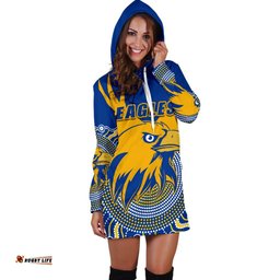 Eagles Women Hoodie Dress West Coast Mix Indigenous