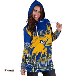 Eagles Women Hoodie Dress West Coast Mix Indigenous