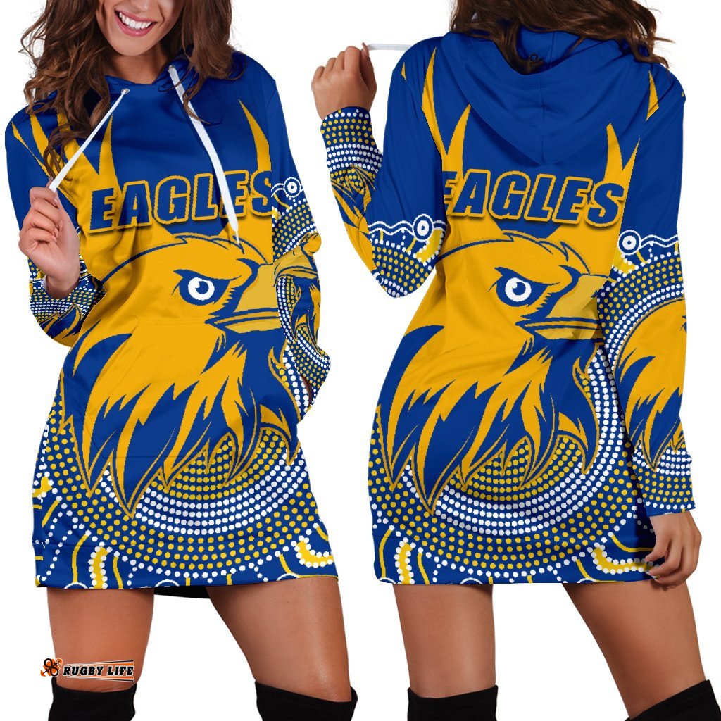 Eagles Women Hoodie Dress West Coast Mix Indigenous