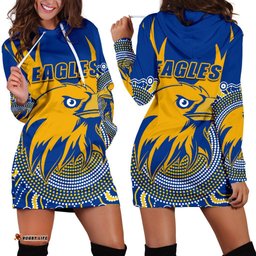 Eagles Women Hoodie Dress West Coast Mix Indigenous