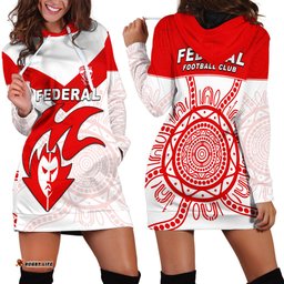 Federal Football Hoodie Dress Indigenous Impressive