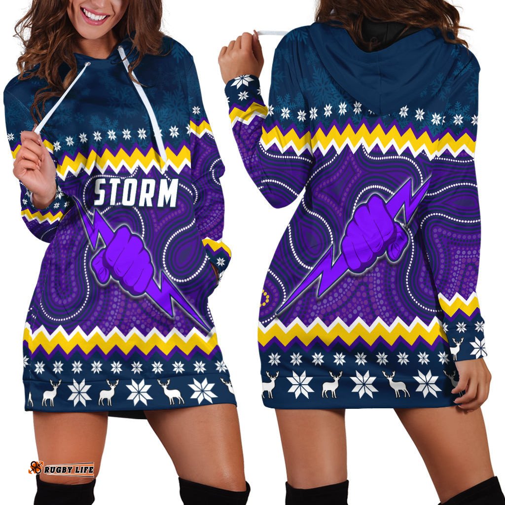 Storm Hoodie Dress Christmas Melbourne Mix Indigenous