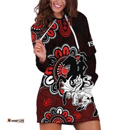 NRL St. George Illawarra Dragons Rugby Saints 1998 Aboriginal Hoodie Dress