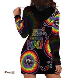 Australia LGBT Hoodie Dress Be You Do You Celebrate You Aboriginal Style