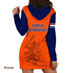 Netherlands Cricket Hoodie Dress Dynamic Version