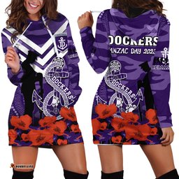 Dockers Football ANZAC Hoodie Dress Aboriginal Mix Poppy Camouflage