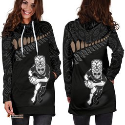 New Zealand Hoodie Dress Rugby Warrior
