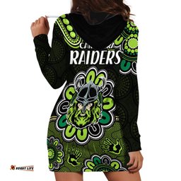 NRL Canberra Raiders Rugby 1981 Aboriginal Hoodie Dress