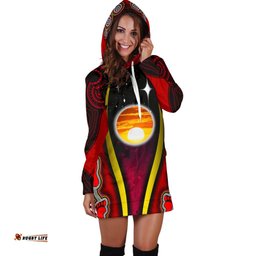 Hoodie Dress Australian Aboriginal Flags Symbolic Meaning