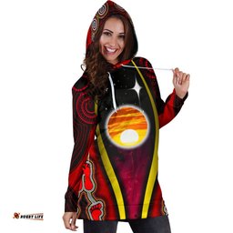 Hoodie Dress Australian Aboriginal Flags Symbolic Meaning
