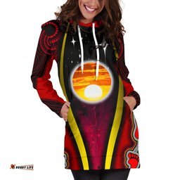 Hoodie Dress Australian Aboriginal Flags Symbolic Meaning