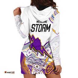 Melbourne Storm Hoodie Dress Special NRL Rugby Indigenous Aboriginal