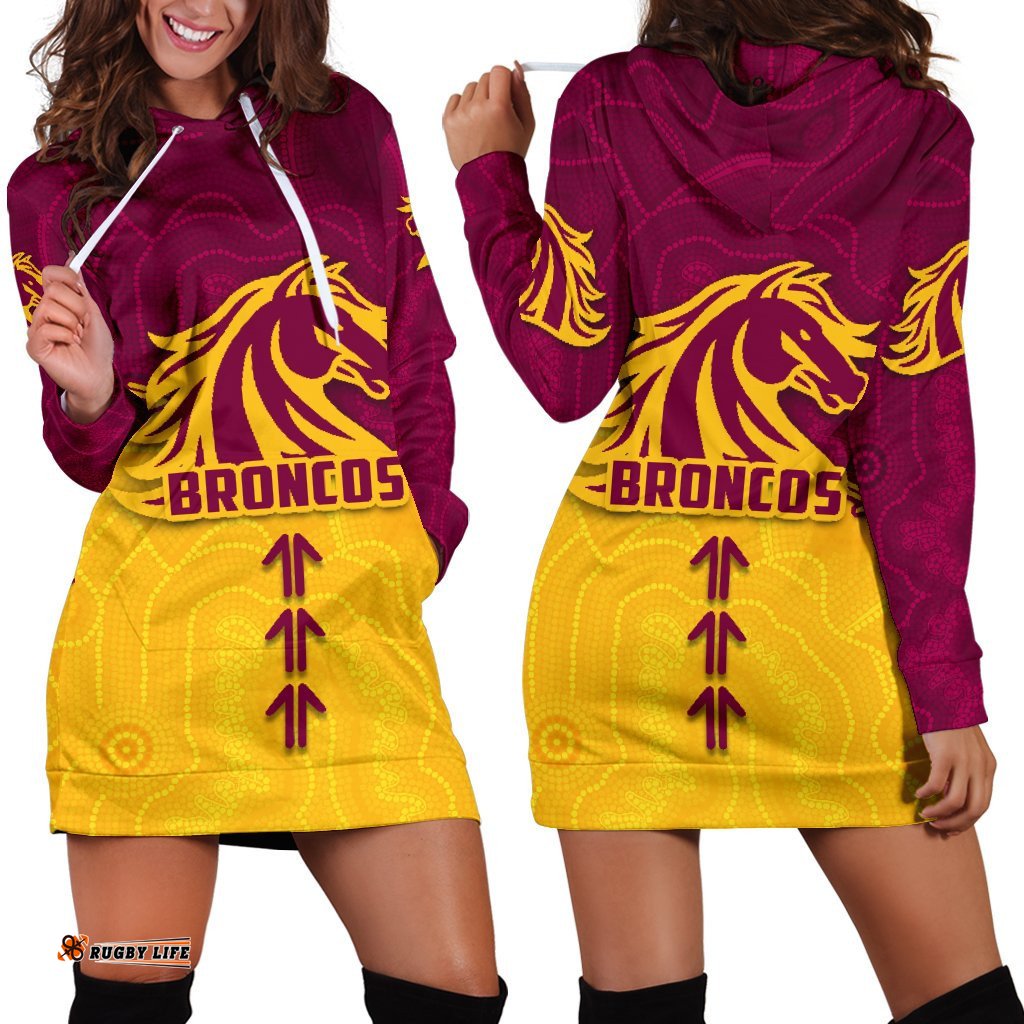 Broncos Hoodie Dress Brisbane Aboriginal
