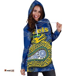 Parramatta Eels Women's Hoodie Dress Indigenous 02