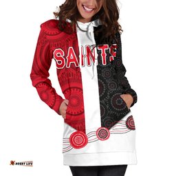 Saints Hoodie Dress Indigenous