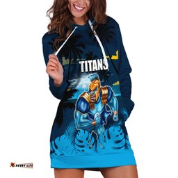 NRL Titans Hoodie Dress Summer Vibe Style