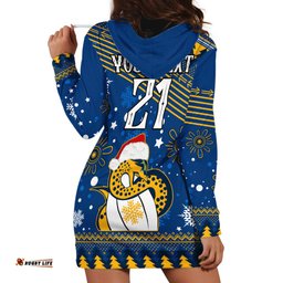Custom Eels Rugby Hoodie Dress Chirstmas Vibe
