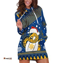Custom Eels Rugby Hoodie Dress Chirstmas Vibe